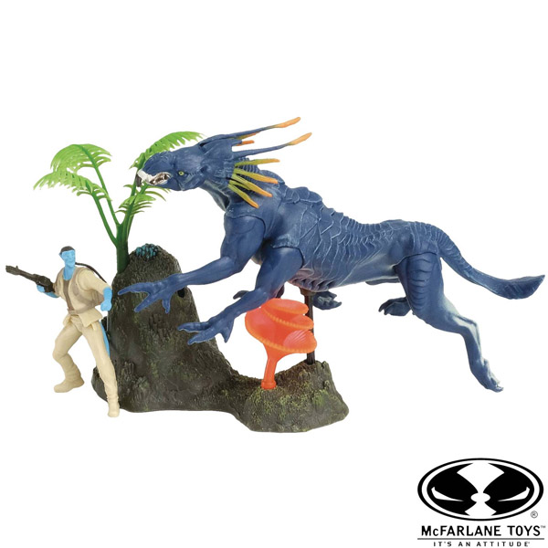 McFarlane Toys Avatar World of Pandora Jake Sully vs Thanator